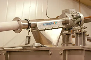 Spiroflow flexible screw conveyor motor