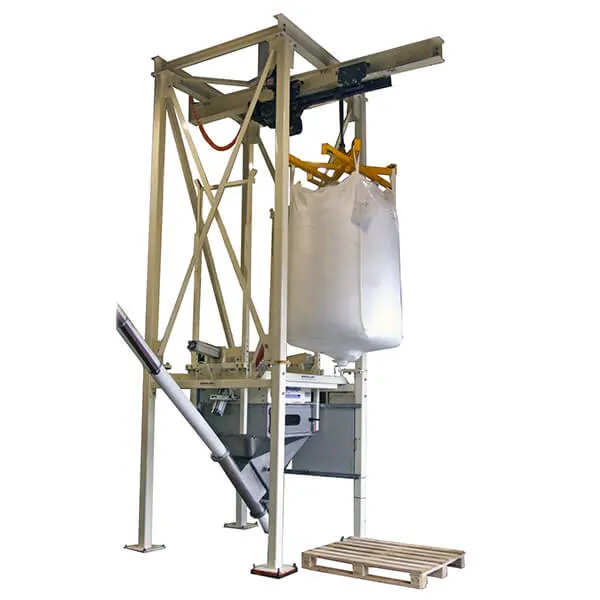 T6 Bulk Bag Unloader With Hoist - Spiroflow