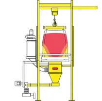 Nulk bag unloader Spiroflow